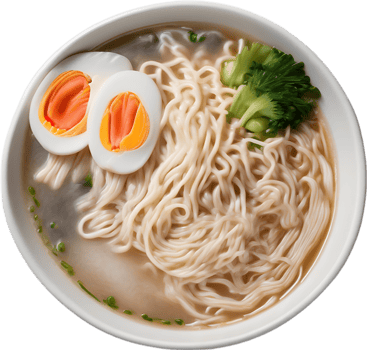 Delicious instant Ramen, ideal for satisfying hunger swiftly. AI-Generated. png