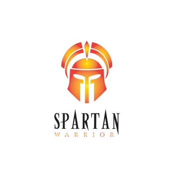A Helmet Design Igniting Passion and Power, Symbolizing Strength and Intensity in a Fiery Visual Statement vector