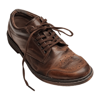 Mens shoe isolated on transparent background png