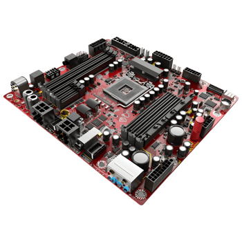 Computer Motherboard on Transparent Background png