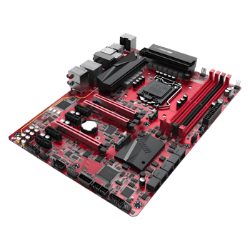 Computer Motherboard on Transparent Background png