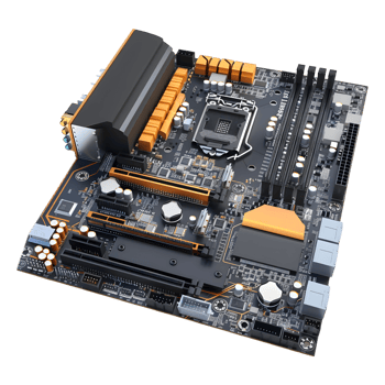 Computer Motherboard on Transparent Background png