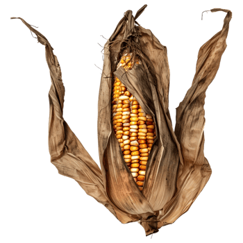 Dry Corn on Transparent Background png