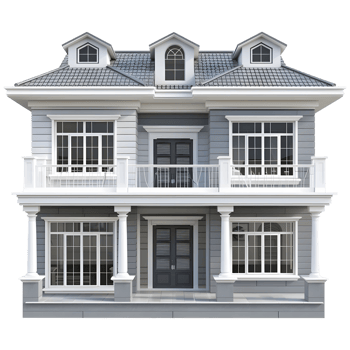 Luxury Residential House or Home on Transparent Background png