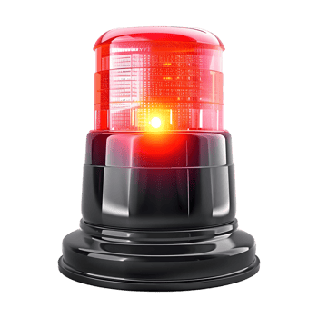 Red Siren on Transparent Background png