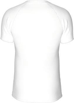 Mockup Template Jersey Football T Shirt Soccer Front Facing View 3D Rendering on transparent background cutout for artwork graphic design. png