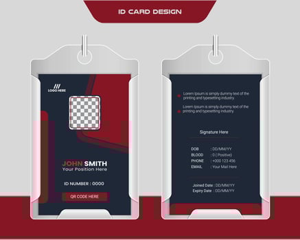 Innovative ID Card Designs to Enhance Your Brand Identity vector