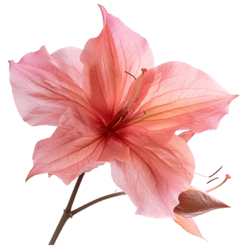 Beauty flower isolated on transparent background png