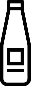 Bottle drink icon symbol image. Illustration of the drink water bottle glass design image vector