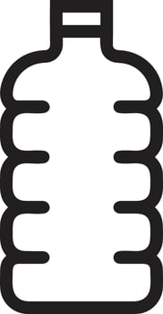 Bottle drink icon symbol image. Illustration of the drink water bottle glass design image vector