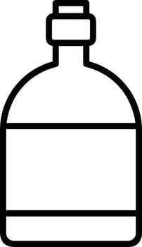 Bottle drink icon symbol image. Illustration of the drink water bottle glass design image vector