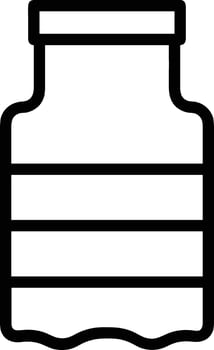 Bottle drink icon symbol image. Illustration of the drink water bottle glass design image vector