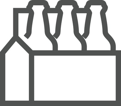Bottle drink icon symbol image. Illustration of the drink water bottle glass design image vector
