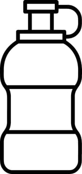 Bottle drink icon symbol image. Illustration of the drink water bottle glass design image vector