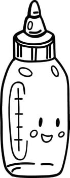 Bottle drink icon symbol image. Illustration of the drink water bottle glass design image vector