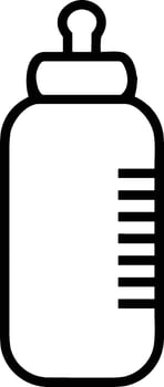 Bottle drink icon symbol image. Illustration of the drink water bottle glass design image vector