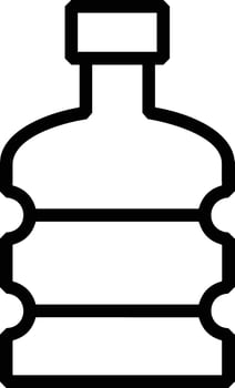 Bottle drink icon symbol image. Illustration of the drink water bottle glass design image vector
