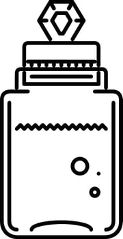 Bottle drink icon symbol image. Illustration of the drink water bottle glass design image vector
