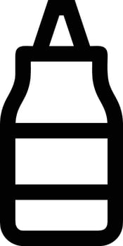 Bottle drink icon symbol image. Illustration of the drink water bottle glass design image vector