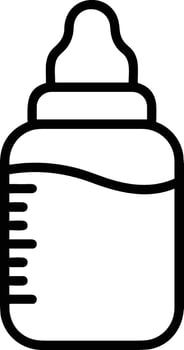 Bottle drink icon symbol image. Illustration of the drink water bottle glass design image vector