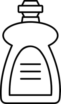 Bottle drink icon symbol image. Illustration of the drink water bottle glass design image vector