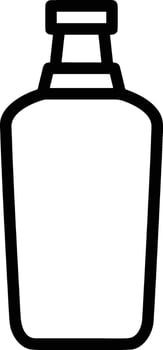 Bottle drink icon symbol image. Illustration of the drink water bottle glass design image vector