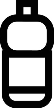 Bottle drink icon symbol image. Illustration of the drink water bottle glass design image vector