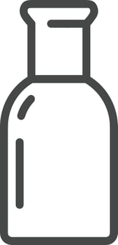 Bottle drink icon symbol image. Illustration of the drink water bottle glass design image vector