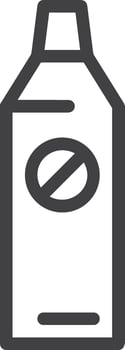 Bottle drink icon symbol image. Illustration of the drink water bottle glass design image vector
