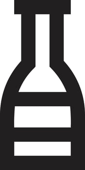 Bottle drink icon symbol image. Illustration of the drink water bottle glass design image vector