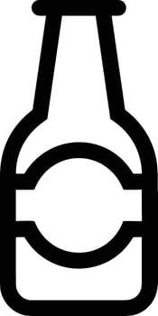 Bottle drink icon symbol image. Illustration of the drink water bottle glass design image vector