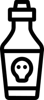 Bottle drink icon symbol image. Illustration of the drink water bottle glass design image vector