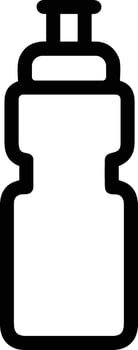 Bottle drink icon symbol image. Illustration of the drink water bottle glass design image vector