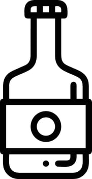 Bottle drink icon symbol image. Illustration of the drink water bottle glass design image vector
