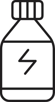 Bottle drink icon symbol image. Illustration of the drink water bottle glass design image vector