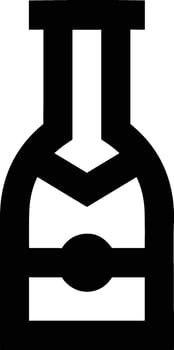 Bottle drink icon symbol image. Illustration of the drink water bottle glass design image vector