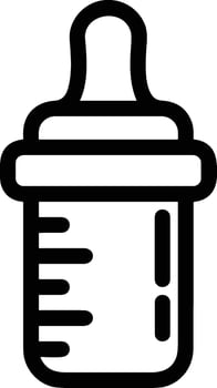 Bottle drink icon symbol image. Illustration of the drink water bottle glass design image vector