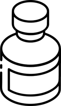 Bottle drink icon symbol image. Illustration of the drink water bottle glass design image vector