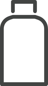 Bottle drink icon symbol image. Illustration of the drink water bottle glass design image vector