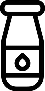 Bottle drink icon symbol image. Illustration of the drink water bottle glass design image vector