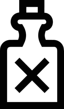 Bottle drink icon symbol image. Illustration of the drink water bottle glass design image vector