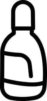 Bottle drink icon symbol image. Illustration of the drink water bottle glass design image vector