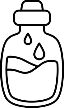 Bottle drink icon symbol image. Illustration of the drink water bottle glass design image vector