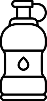 Bottle drink icon symbol image. Illustration of the drink water bottle glass design image vector