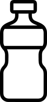 Bottle drink icon symbol image. Illustration of the drink water bottle glass design image vector