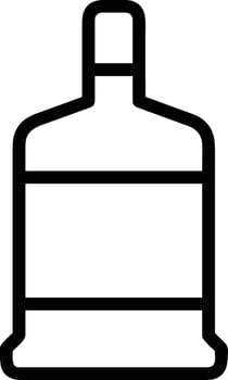 Bottle drink icon symbol image. Illustration of the drink water bottle glass design image vector