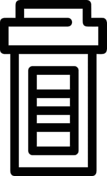 Bottle drink icon symbol image. Illustration of the drink water bottle glass design image vector