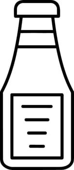 Bottle drink icon symbol image. Illustration of the drink water bottle glass design image vector