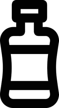 Bottle drink icon symbol image. Illustration of the drink water bottle glass design image vector