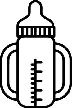 Bottle drink icon symbol image. Illustration of the drink water bottle glass design image vector